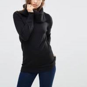 French Connection Cowl Neck Sweater Black